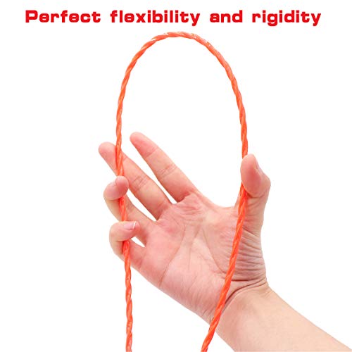 Taxutor 130 Feet Fish Tape Wire Puller Through Wall Wire Electrical Threader Fish plus Fish Cable Fastener Kit - Image 4