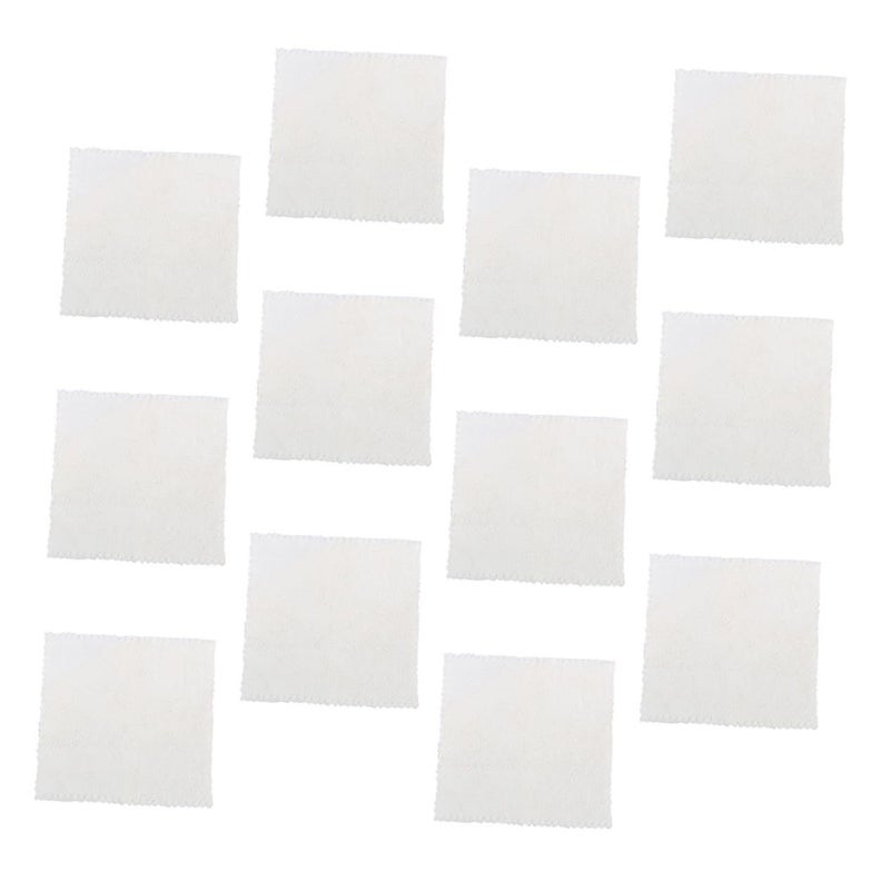 Soft Polyester Square Towels 12 Pack Absorbent Bath Face Towels for Home Daily Use - Image 2