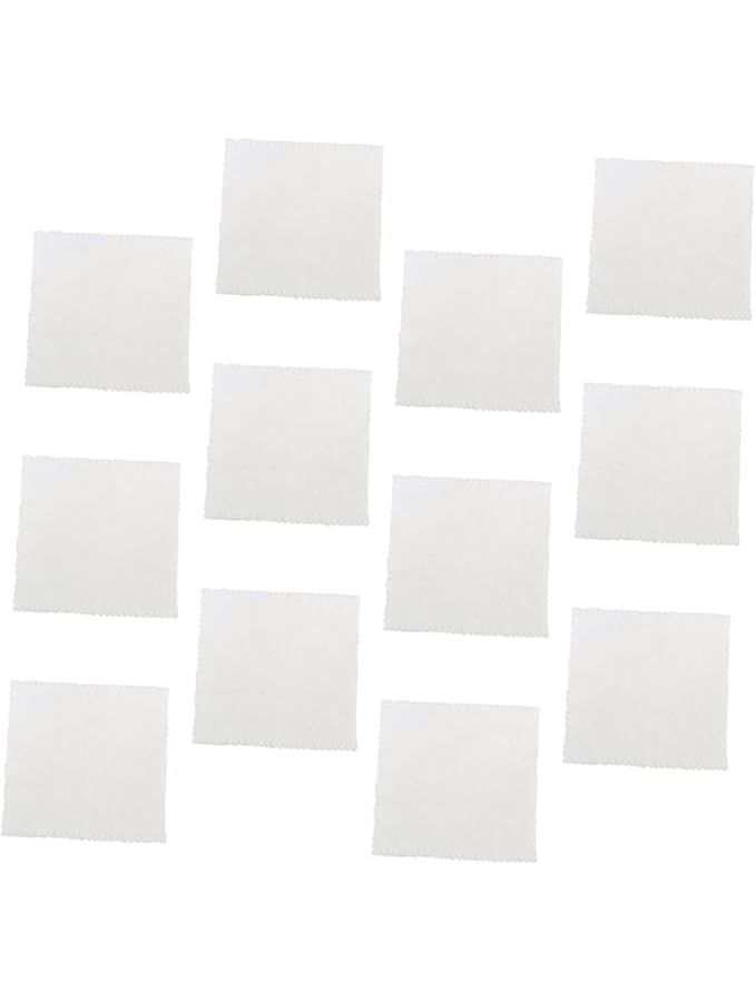 Soft Polyester Square Towels 12 Pack Absorbent Bath Face Towels for Home Daily Use - Image 1