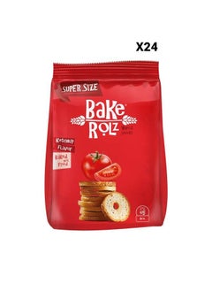 Bake Rolz Wheat Snacks Ketchup Flavor  58 - 62 grams - pack of 24 