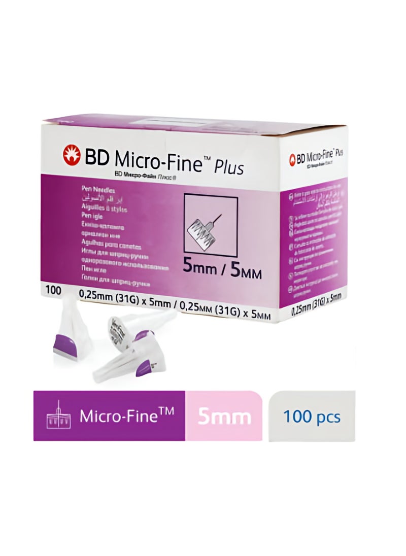 BD Bd Microfine Needle For Insulin Pen 31G x 5Mm 100'S  - Image 1