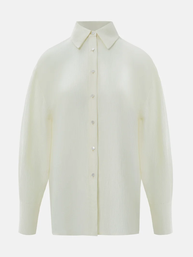 Lichi Shirt in textured fabric
