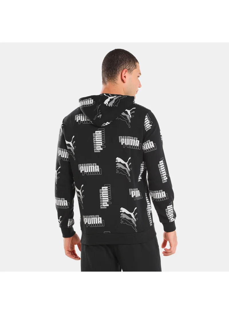 PUMA Men's Power Allover Print Hoodie