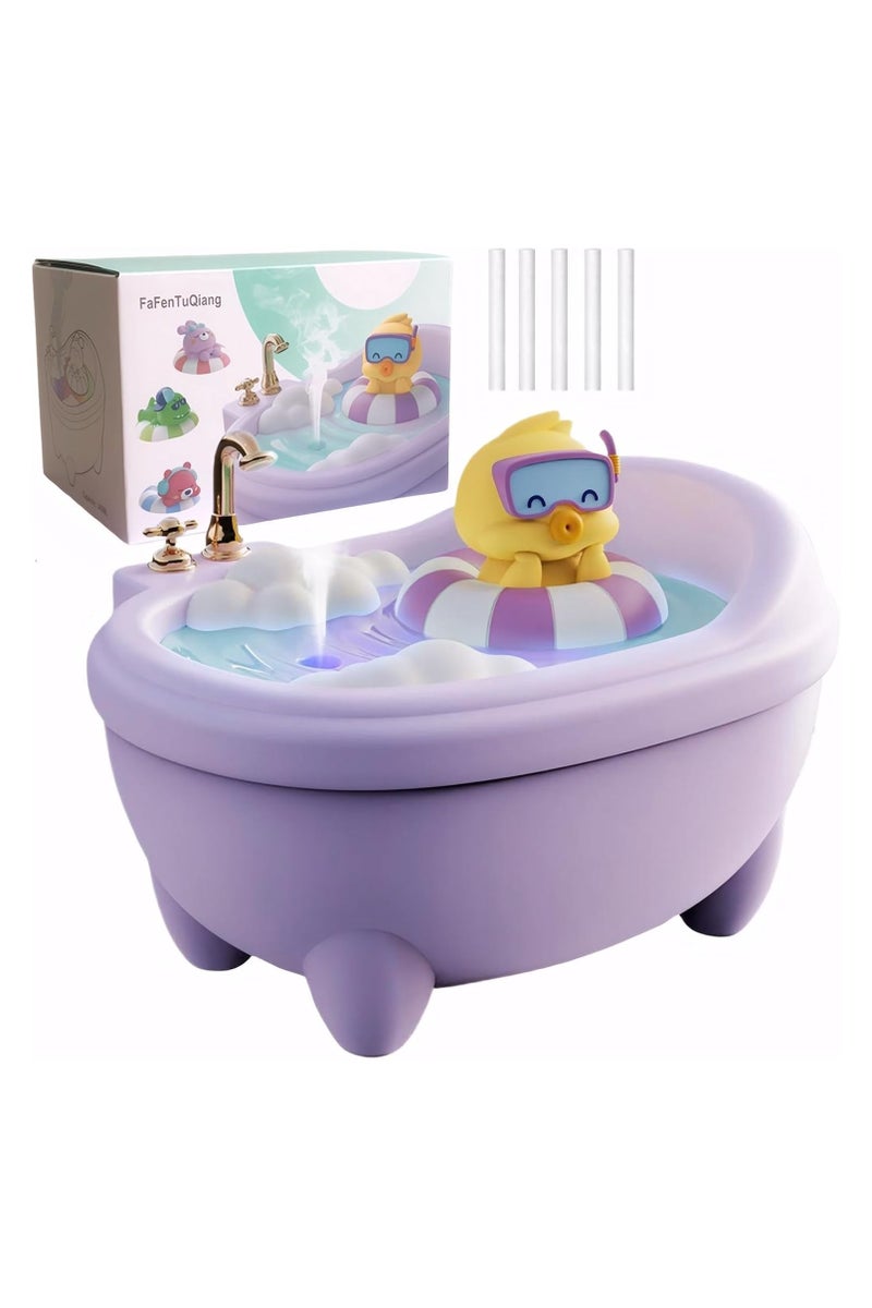 Cute Mini Humidifier for Bedroom 0.34L Top Fill Cool Mist, 20dB Quiet, Easy to Clean, Colorful Light, Auto Shut-Off, Mini Humidifier for Baby Room, Plants, Home, Office (Multicolor)  - Image 3
