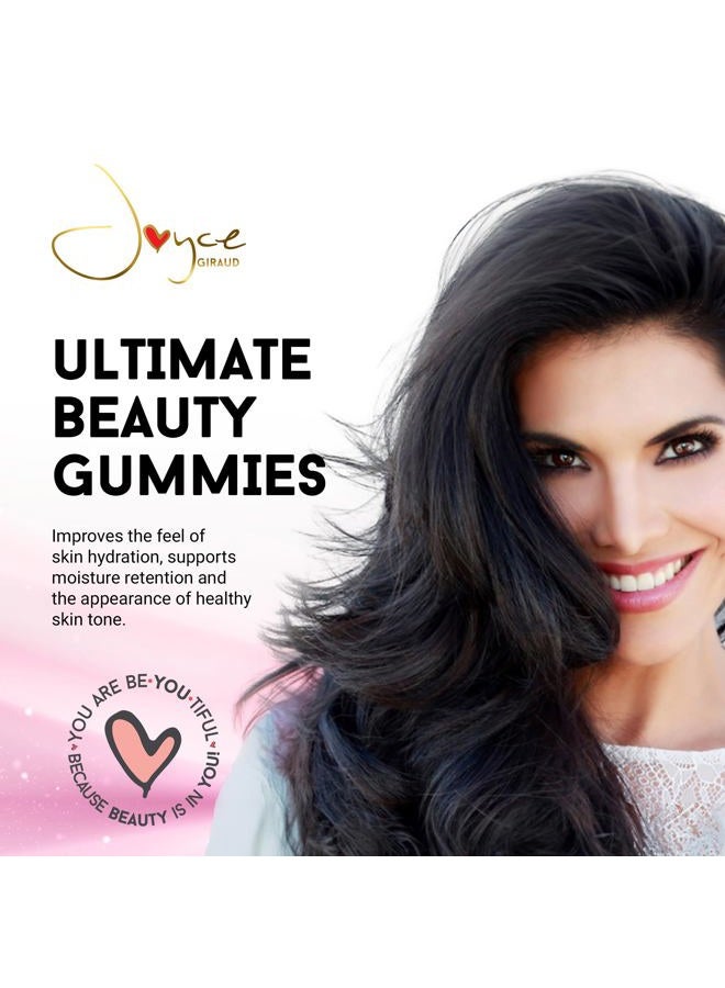 Miracle Elixir Collection Joyce Giraud Ultimate Beauty Gummies, 30 Day Supply, promotes skin hydration and healthy skin tone. - Image 2