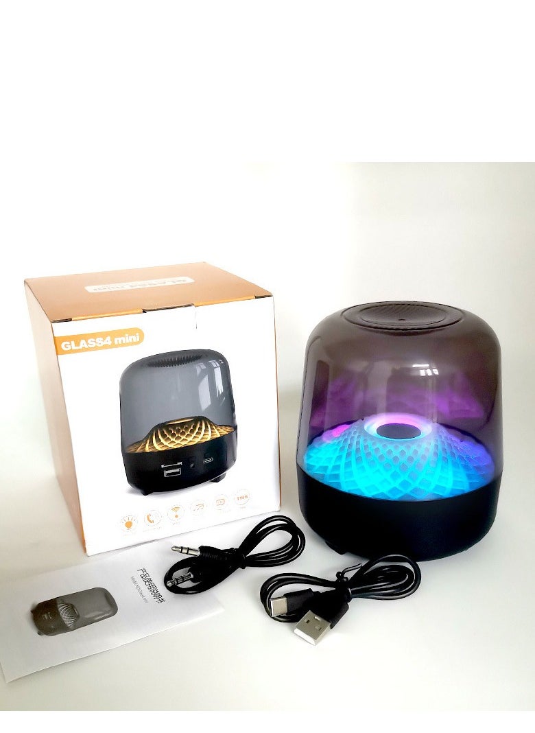 Generic Magnetic Bluetooth Speaker with RGB Light, Cell Phone Stand with Wireless Bluetooth Speaker, for Games, Music - Long Battery Life, HD Sound Quality, Gift for Man/Woman (Black)  - Image 5
