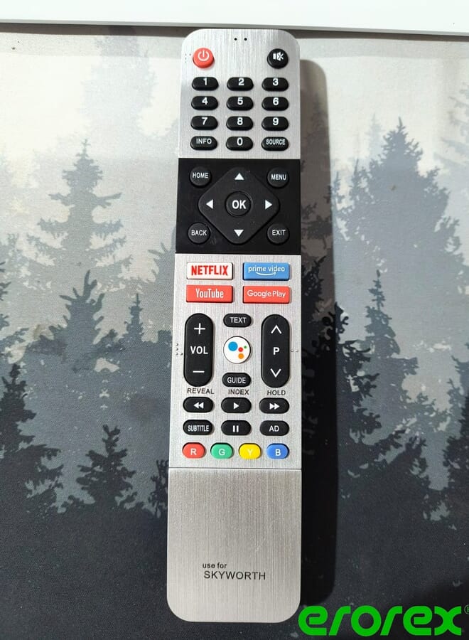 Zaboon New Tv Remote Control 539C-268920-W010 Replacement Fit For Skyworth Android Smart Tv - Image 2