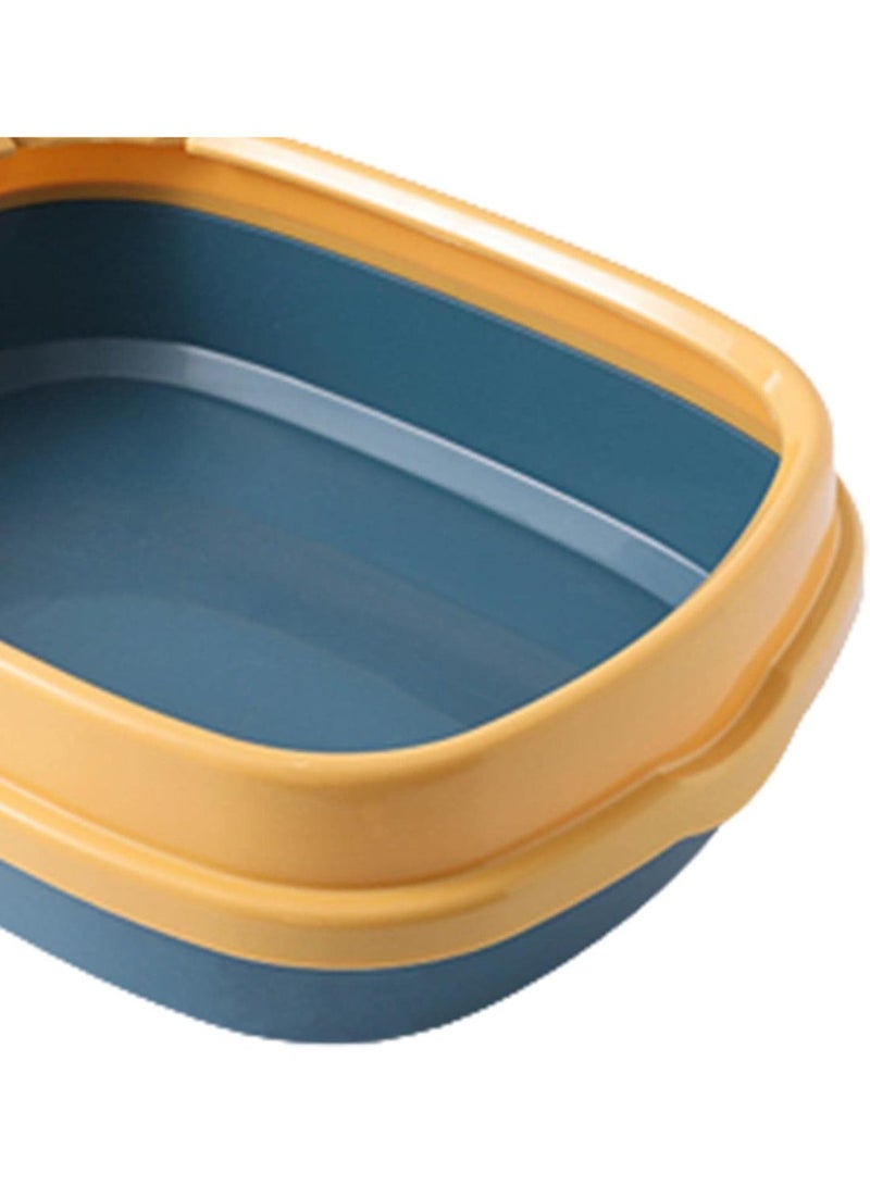 Altheqa Cat Litter Box Plastic Modern Cheap Pet Toilet Cat Litter Box With Free Shovel (30CM) - Image 5