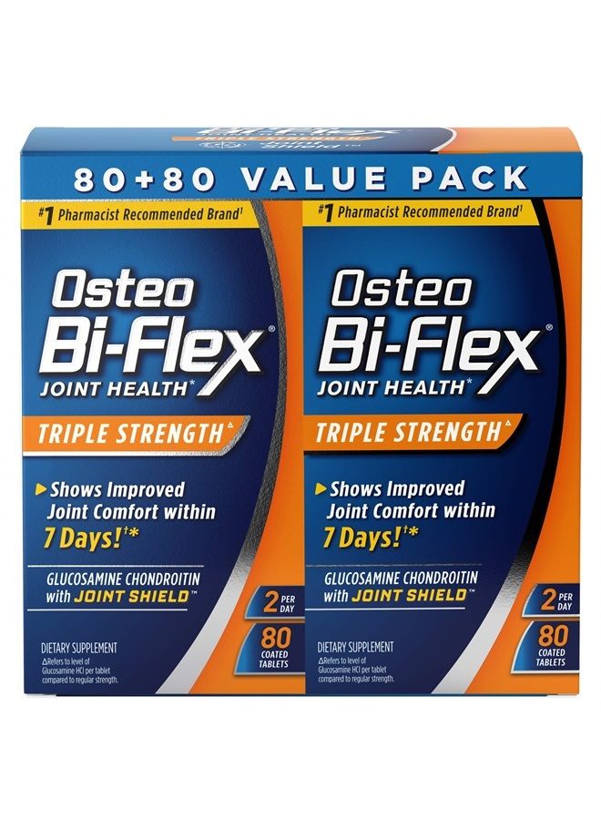 Osteo Bi-Flex Triple Strength Twin, 80 Count, 2pack - Image 1