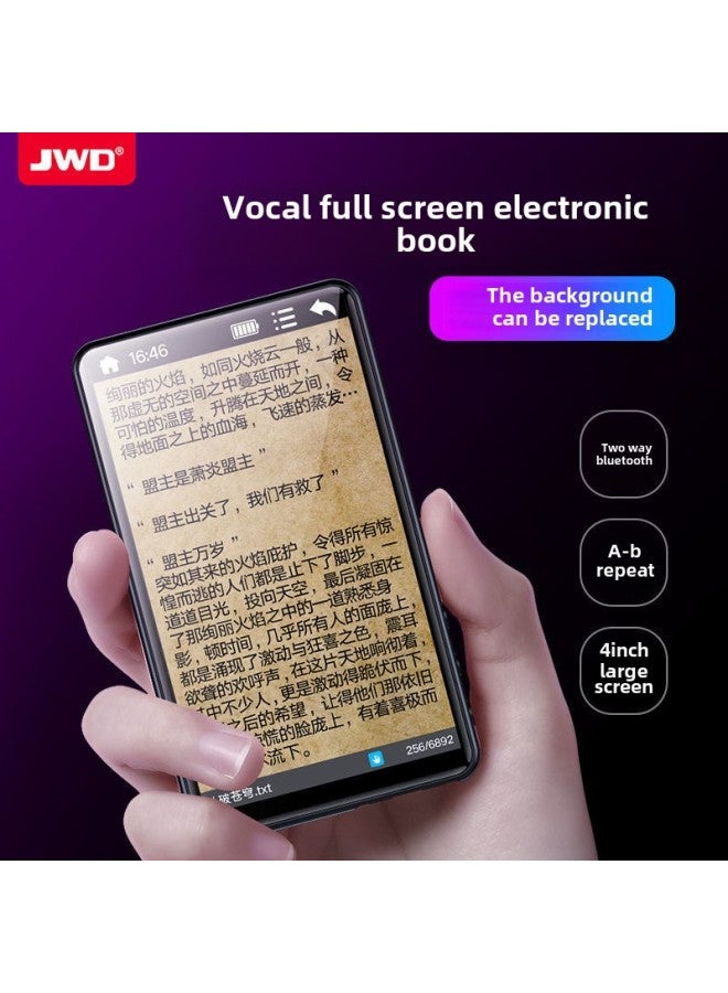 Mp4 Full Screen Bluetooth Mp5 Walkman Student Version Mp3 Lossless Music Player Mp6 E-book Wholesale-Body Color:P20 ( 5inch Hd Screen + Bluetooth + English Translation-Memory Capacity:80g (host 16g+64g Memory Card)  - Image 3