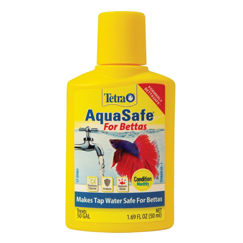 Tetra BettaSafe, Aquarium Water Conditioner For Bettas, 1.69-Ounce, 50ml, Golds & Yellows (16837) - Image 1