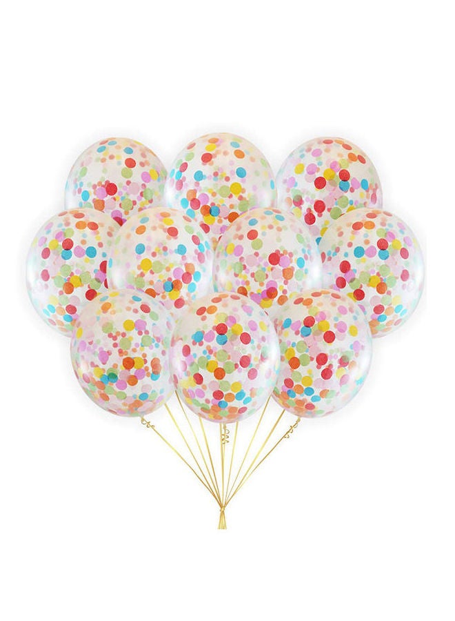 NIBEMINENT 50-Piece Confetti Filled Party Decoration Balloons 10inch - Image 1