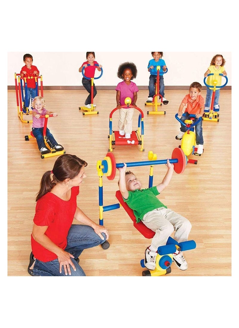 Toddler Fun Treadmill,the kindergarten is equipped with physical fitness equipment for children's training treadmill