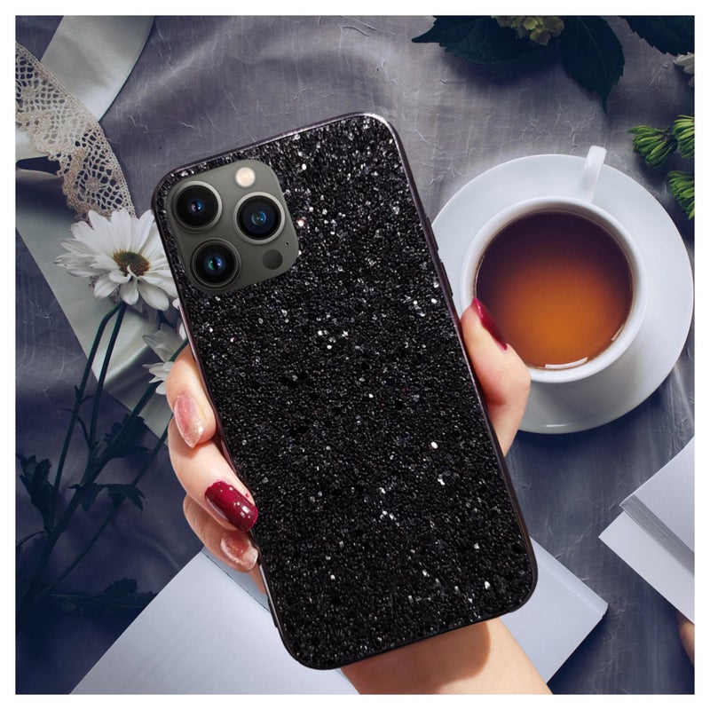 Case For iPhone 13 Pro MaxCase Glitter, Sparkle Diamond Crystal Bling Case with Bling, Ultra Thin Lightweight Full Body Shockproof Anti-Scratch Protective Cover