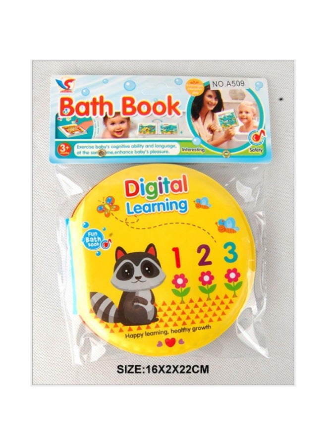 Children's Early Education English EVA Bath Book Baby Tear Waterproof Cloth Book Containing BB Children's Cognitive Toys-Color:Tasty Food Square  - Image 4