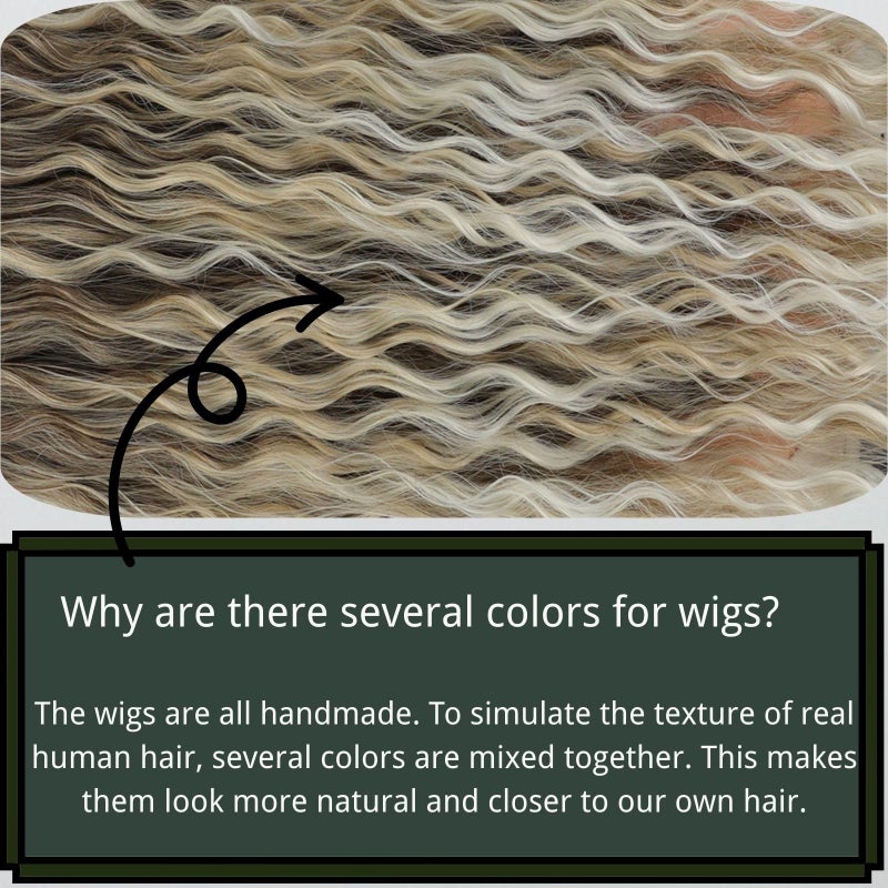Fencca Wigs Auburn Long Curly Wig Synthetic Wigs for Women Dark Orange Free Part Full Curly Wig Long Wavy Hair Replacement Wig - Image 3