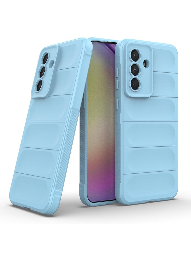 (samsung a56 cover )  جراب samsung a56 ماجيك شيلد مرن مضاد للصدمات وحماية كاملة للخدوش مع حماية للكاميرا لهاتف سامسونج a56 - Image 1