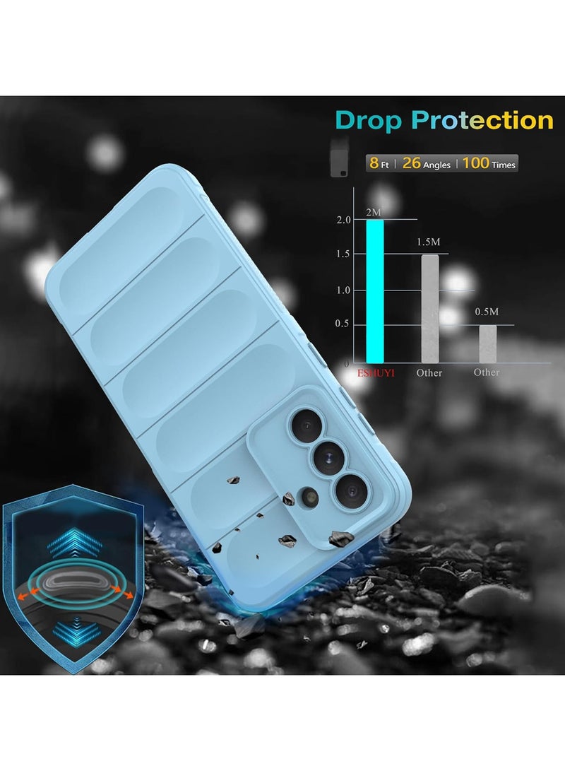(samsung a56 cover )  جراب samsung a56 ماجيك شيلد مرن مضاد للصدمات وحماية كاملة للخدوش مع حماية للكاميرا لهاتف سامسونج a56 - Image 2