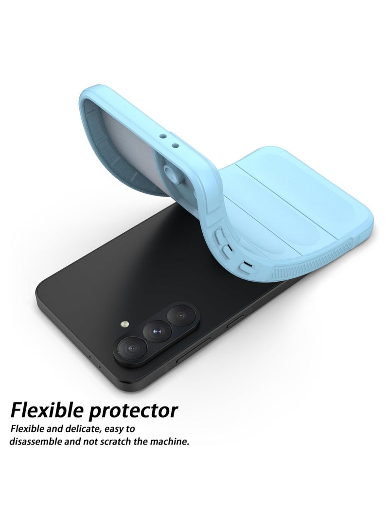 (samsung a56 cover )  جراب samsung a56 ماجيك شيلد مرن مضاد للصدمات وحماية كاملة للخدوش مع حماية للكاميرا لهاتف سامسونج a56 - Image 3