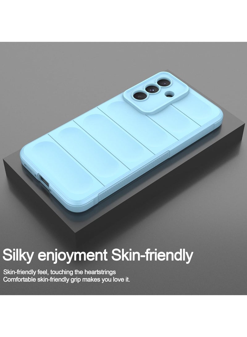 (samsung a56 cover )  جراب samsung a56 ماجيك شيلد مرن مضاد للصدمات وحماية كاملة للخدوش مع حماية للكاميرا لهاتف سامسونج a56 - Image 4