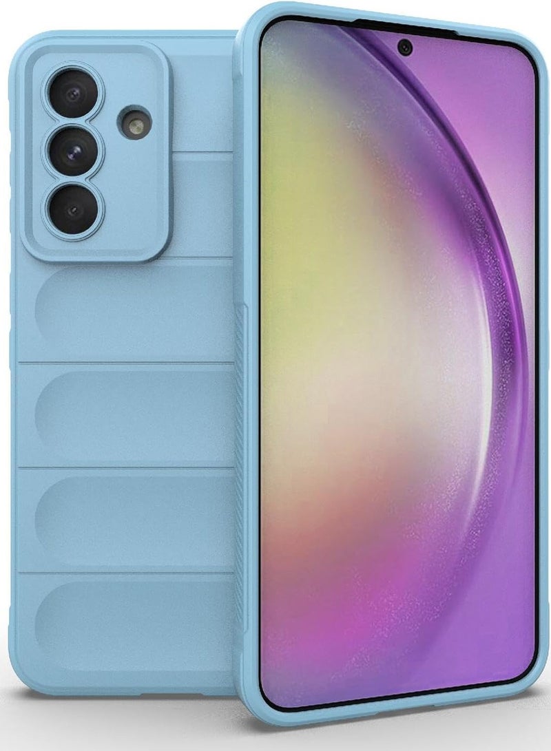 (samsung a56 cover )  جراب samsung a56 ماجيك شيلد مرن مضاد للصدمات وحماية كاملة للخدوش مع حماية للكاميرا لهاتف سامسونج a56 - Image 5