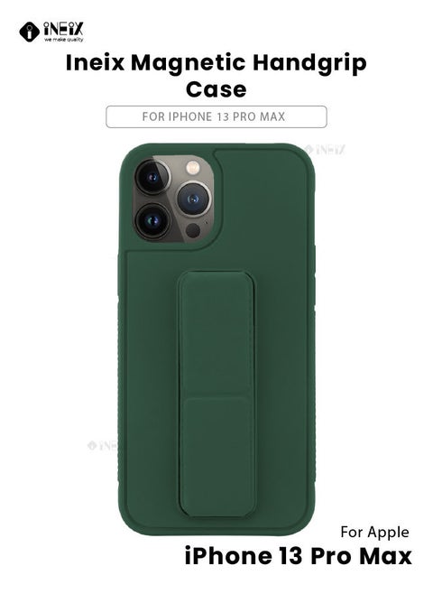 3-in-1 Magnetic Wrist Strap Hand Grip with Stand Case Cover For Apple iPhone 13 Pro Max