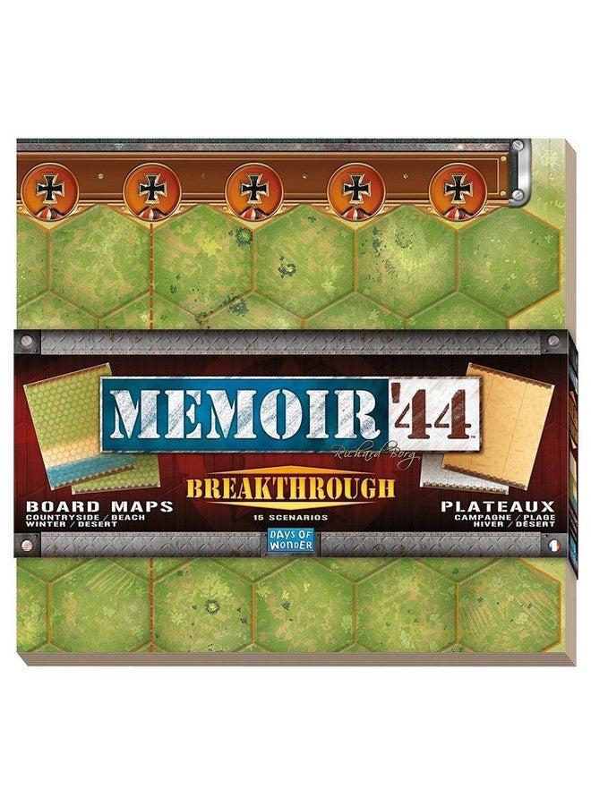Days of Wonder Memoir '44 Breakthrough Kit Board Game EXPANSION - 2 Double-Sided Oversize Maps for Epic WWII Battles! Strategy Game for Kids & Adults, Ages 8+, 2 Players, 30-60 MinPlaytime, Made by Days of Wonder