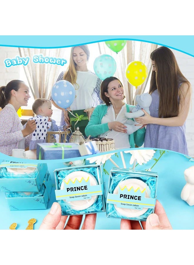 AiXiAng 24 Pack Handmade Prince Blue Crown Style Soap Favors for Baby Shower Favors Keepsakes Baby Birthday Decorations for Boy - Image 4