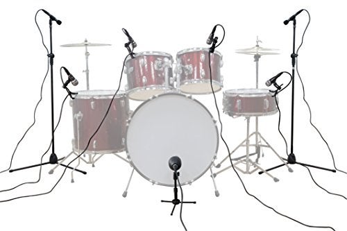 HEIMU Wired Microphone Kit for Drum and Other Musical Instruments … (A Whole Set Mic) - Image 5