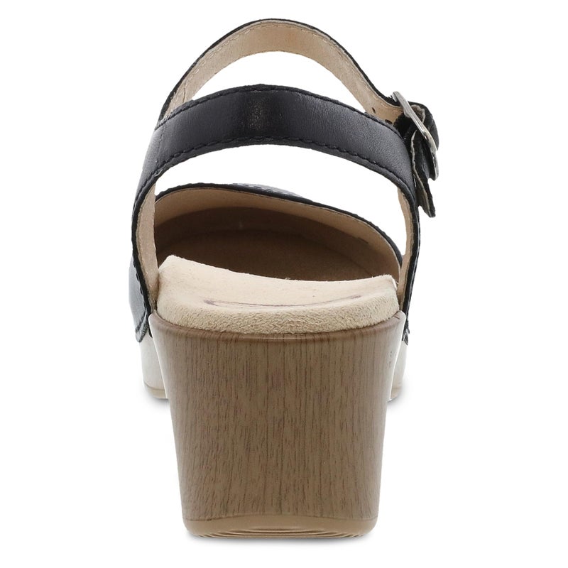 Dansko Sam Stylish Closed-Toe Sandal for Women - Lightweight with Added Arch Support - Durable PU Outsole for Long-Lasting Wear and Comfort Black/Tan 7.5-8 M US - Image 5