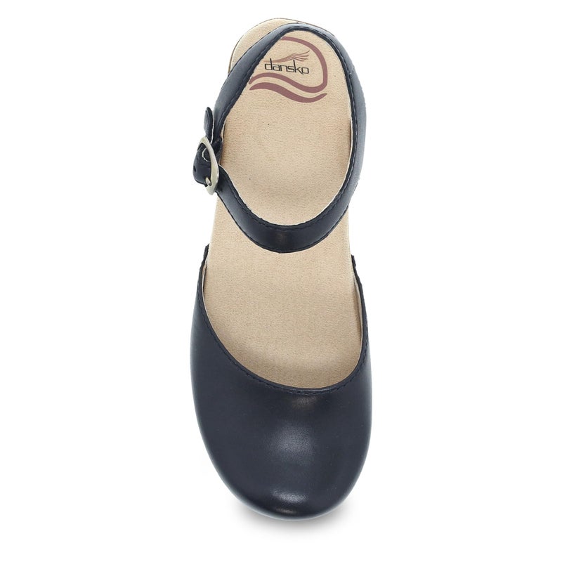 Dansko Sam Stylish Closed-Toe Sandal for Women - Lightweight with Added Arch Support - Durable PU Outsole for Long-Lasting Wear and Comfort Black/Tan 7.5-8 M US - Image 2