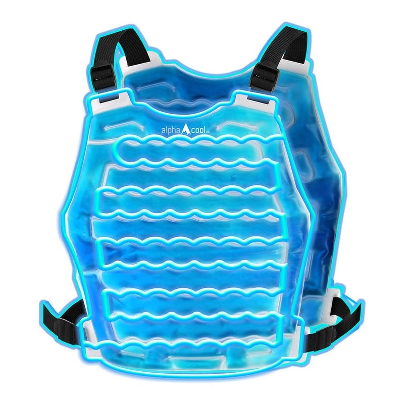 Alphacool Original Cooling Ice Vest for Men and Women Adjustable, Reusable Cooling Vest One Size Fits All - Image 2