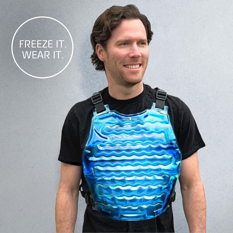 Alphacool Original Cooling Ice Vest for Men and Women Adjustable, Reusable Cooling Vest One Size Fits All - Image 4