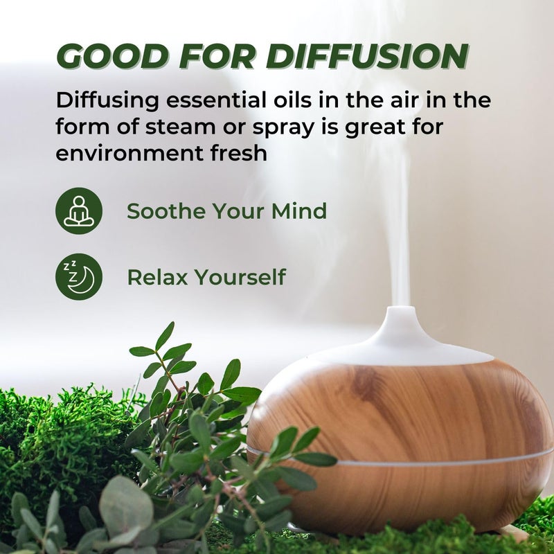 benatu Essential Oils Set (Eucalyptus, Lavender, Lemongrass, Peppermint, Tea Tree, Orange) for Diffuser, Topical Skin, Body, Natural Home Fragrance Gift for Women & Men - Image 3