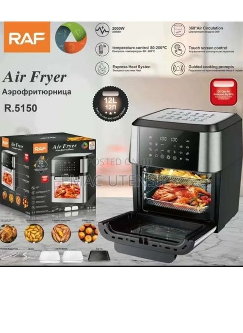 Digital fryer without oil, 12 liters - R.5150 - RAF - 2000 watts