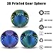 SANSGOUP Gear Sphere 3D Printed Gearsphere The Steampunk Whirling Wonder Fidget Gear Ball Gearsphere Cube Fidget Toy for Office and Home Stress Relief Cool Stuff Toys Gift for 3 Kids Adult Purple - Image 4