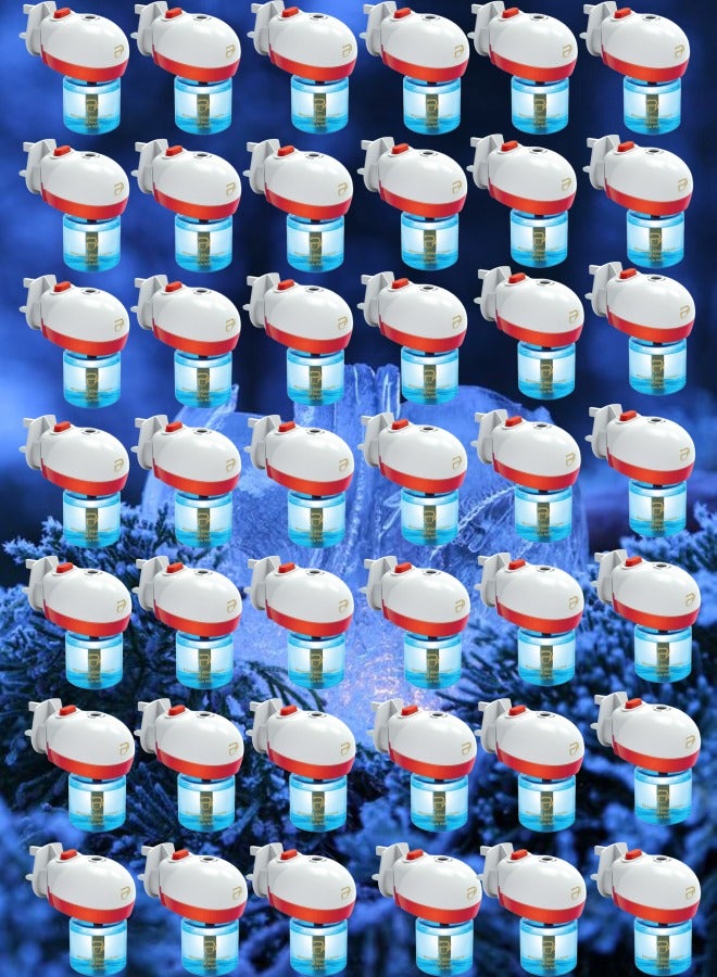 PYRON 42 Pieces Electric Mosquito Killer Device With Free 360-Hour Refill Liquid, 1 Bottle Of 45 Ml, With A Floral Fragrance - Image 1