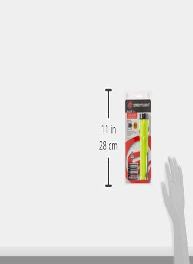 Streamlight 68750 Dualie 3AA 140-Lumen Intrinsically Safe Industrial Flashlight with Spot/Flood and 3 "AA" Alkaline Batteries, Yellow - Image 2