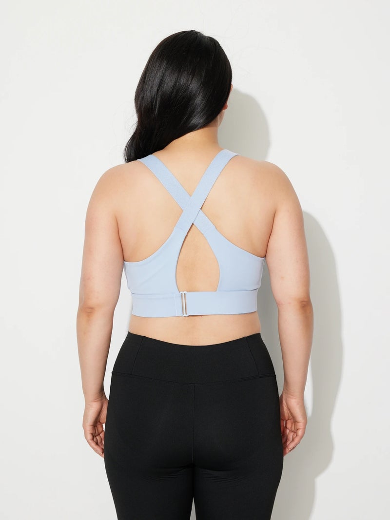 Plus Size Sports Underwear Women'S High Strength Anti-Sagging Running Vest Chubby Girl Yoga Bra Velcro Adjustable - Image 5