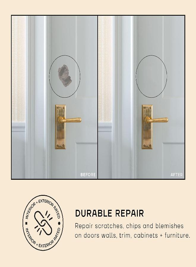 soto White Paint Touch Up, Multi-Surface, Matte Finish (No. 06 Gesso White) - 1.5 Ounces/45 Milliliters of Scratch Repair for Furniture, Walls, Cabinets, Trim, Doors, Indoor/Outdoor - Image 3