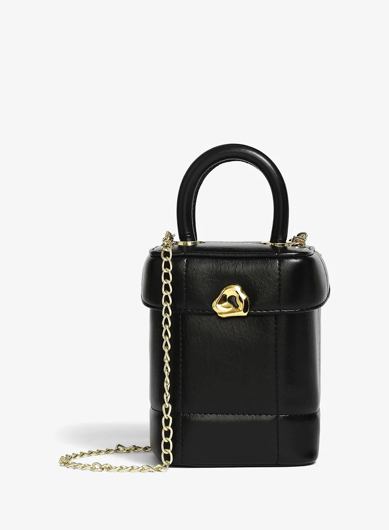 Haute Sauce  Dented Buckle Bucket Bag for Women | Best Price UAE
