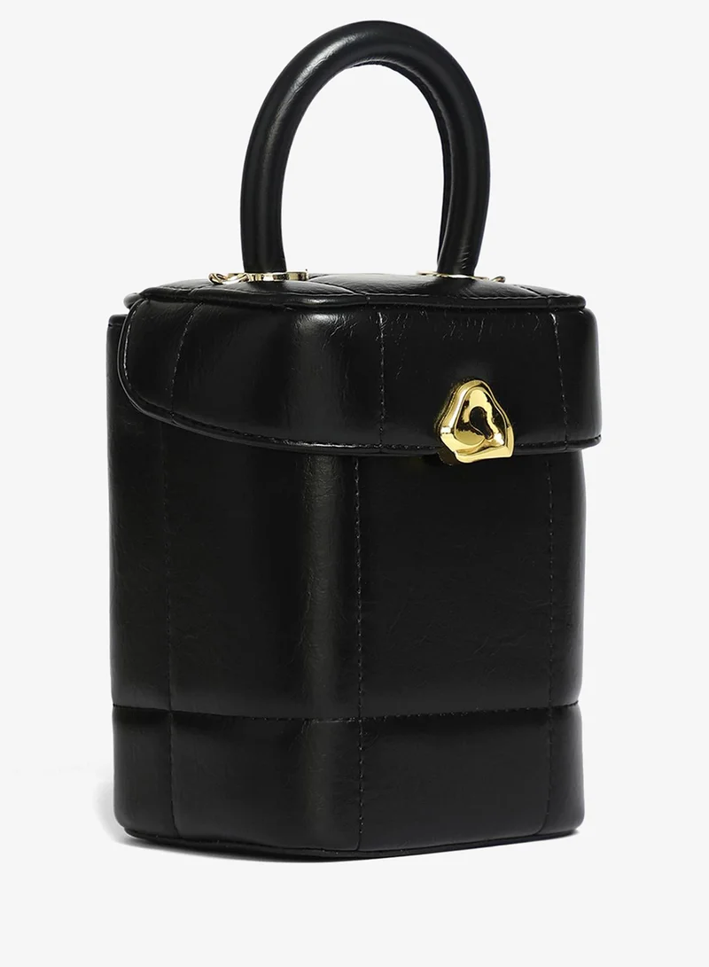 Haute Sauce  Dented Buckle Bucket Bag for Women | Best Price UAE