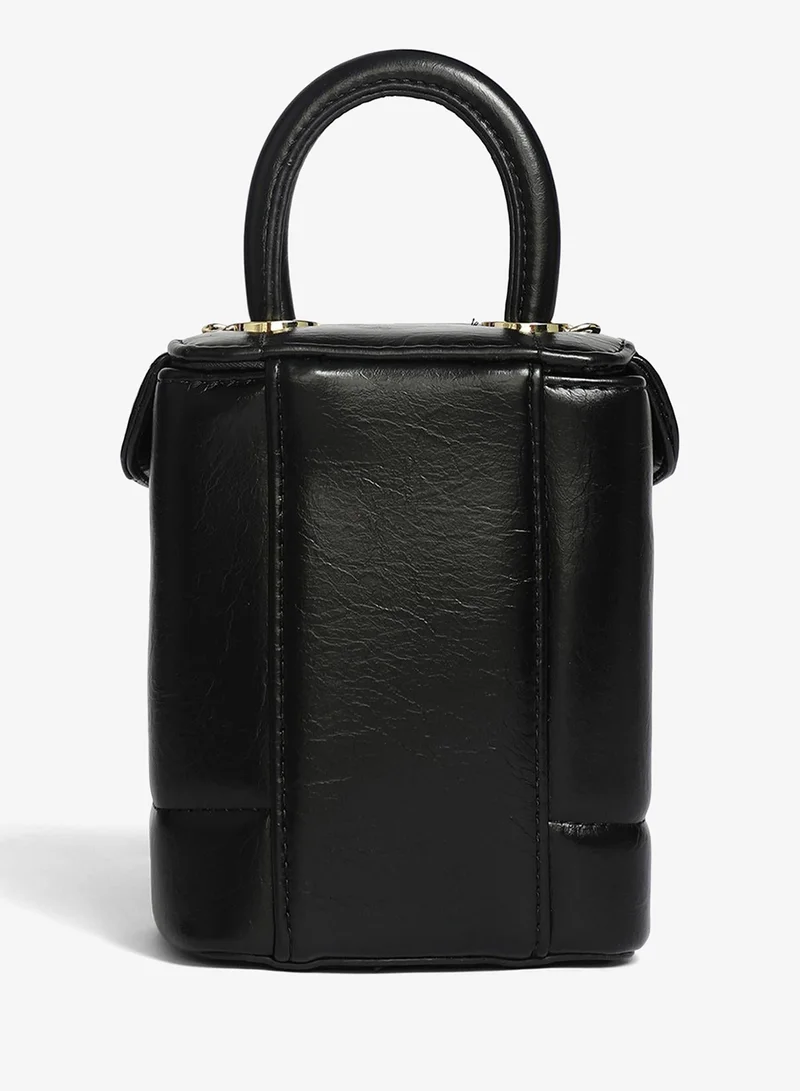 Haute Sauce  Dented Buckle Bucket Bag for Women | Best Price UAE