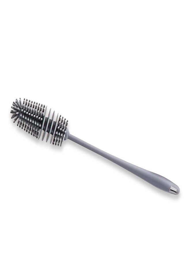 HUNCHA Silicone Bottle Brush | One Brush Bottle Cleaner Brush for Hydroflasks, Insulated Sports Bottles, Straws | Water Bottle Brush Cleaner for Narrow Neck containers, Random Color, Pack pf 1 - Image 1
