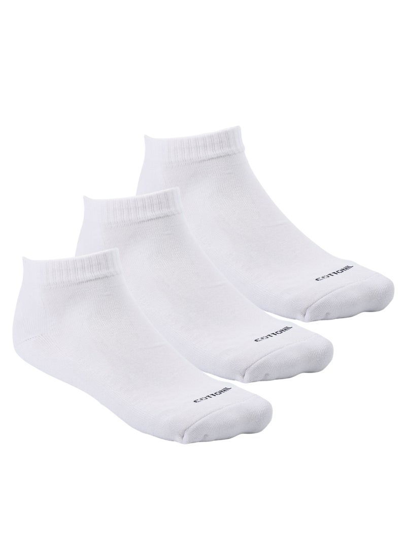 COTTONIL - Pack of 3 Half Towel Cotton Socks - Image 1