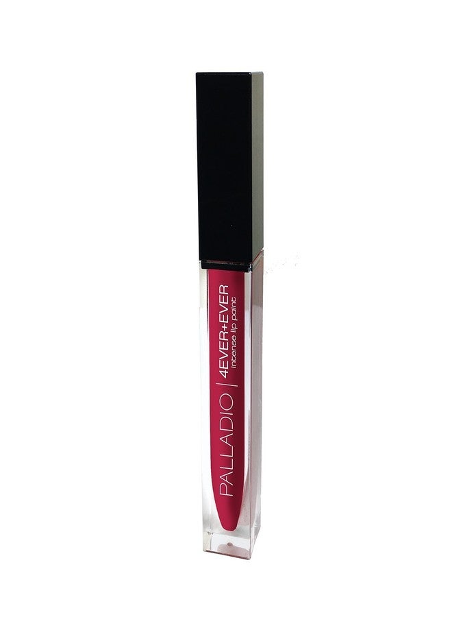 Palladio 4 Ever + Ever Intense Lip Paint, Liquid Lipstick, High Pigmented Lip Gloss, High Shine Vinyl Finish, Rich Color Coverage, Moisturizes Lips, Doe Foot Wand Applicator, Swoon