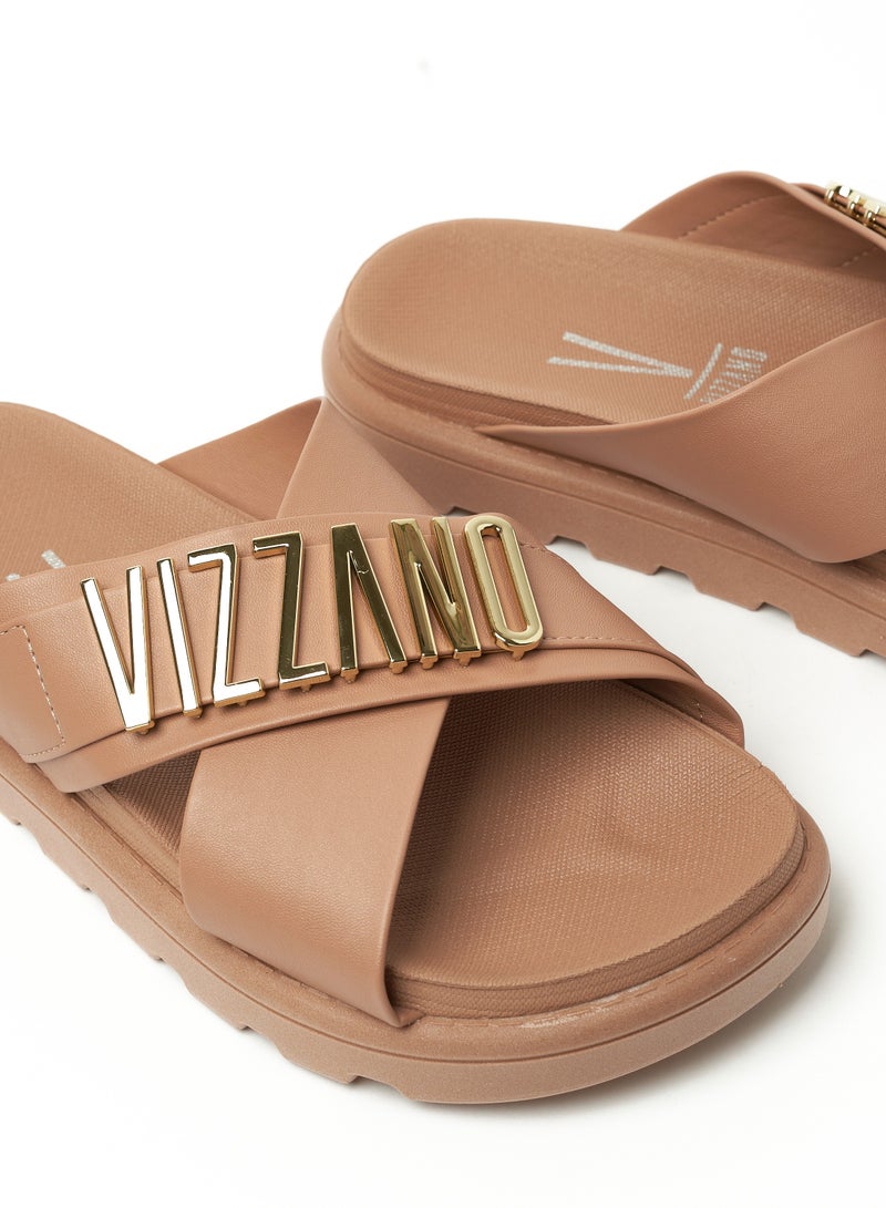 VIZZANO Flat Sandals for Women – Stylish Slip-On & Strappy Flats | Comfortable Daily Wear | Lightweight Summer Footwear | Casual Sandals for Travel, Office, Beach, and Everyday Outings - Image 4