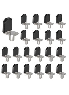 Y&D 30 Pack Shelf Bracket Pegs, SYOSI Glass Supports Furniture Cabinet Closet Bookcase Bracket-Style Pegs  - Image 1
