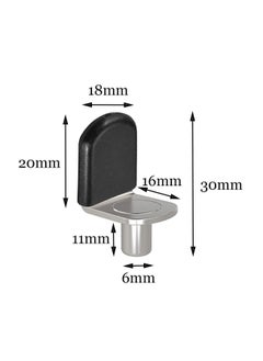 Y&D 30 Pack Shelf Bracket Pegs, SYOSI Glass Supports Furniture Cabinet Closet Bookcase Bracket-Style Pegs  - Image 2