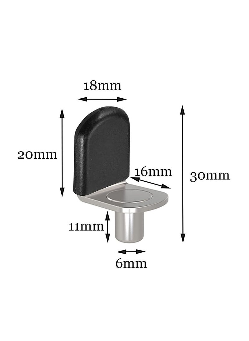 Y&D 30 Pack Shelf Bracket Pegs, SYOSI Glass Supports Furniture Cabinet Closet Bookcase Bracket-Style Pegs  - Image 2